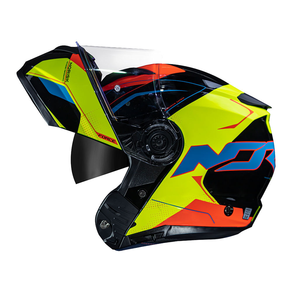 CAPACETE NORISK FORCE QUANTUM AMARELO 2