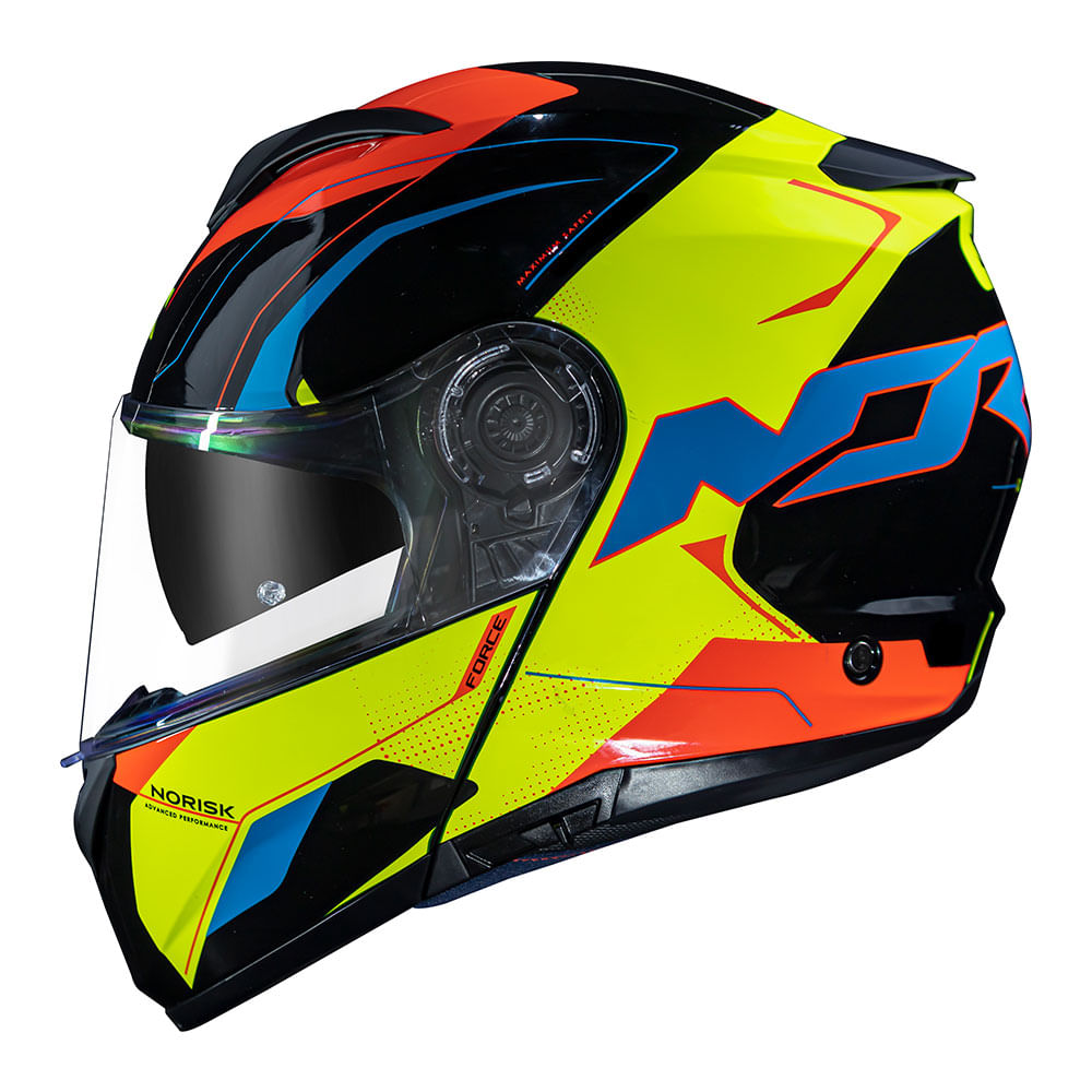 CAPACETE NORISK FORCE QUANTUM AMARELO 4