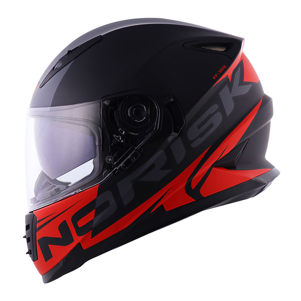 CAPACETE NORISK SOUL MANTY PRETO FOSCO 4