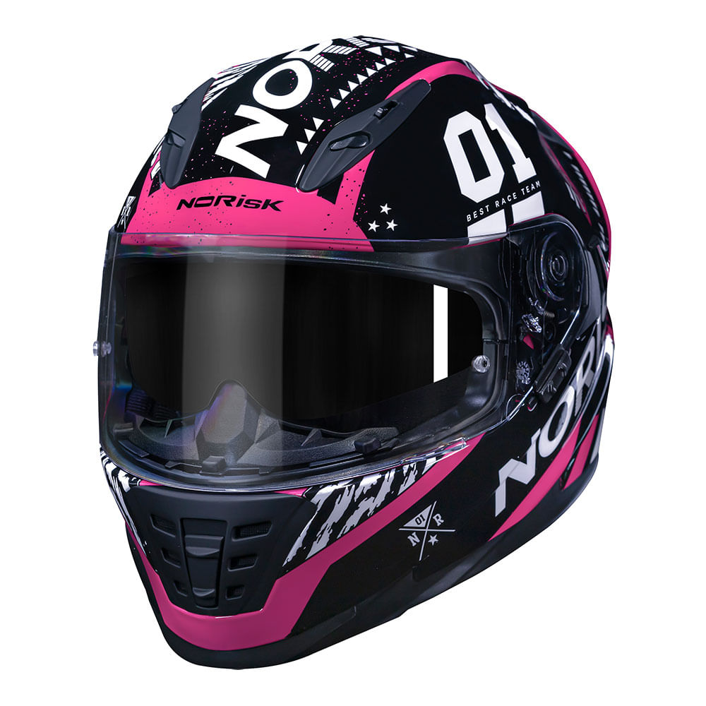 CAPACETE NORISK SOUL TOKYO ROSA 3