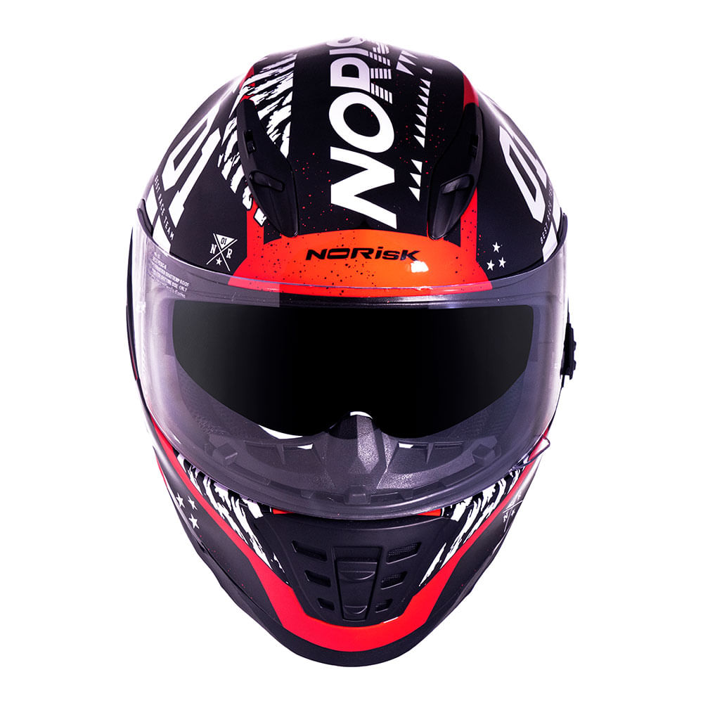 CAPACETE NORISK SOUL TOKYO VERMELHO 3
