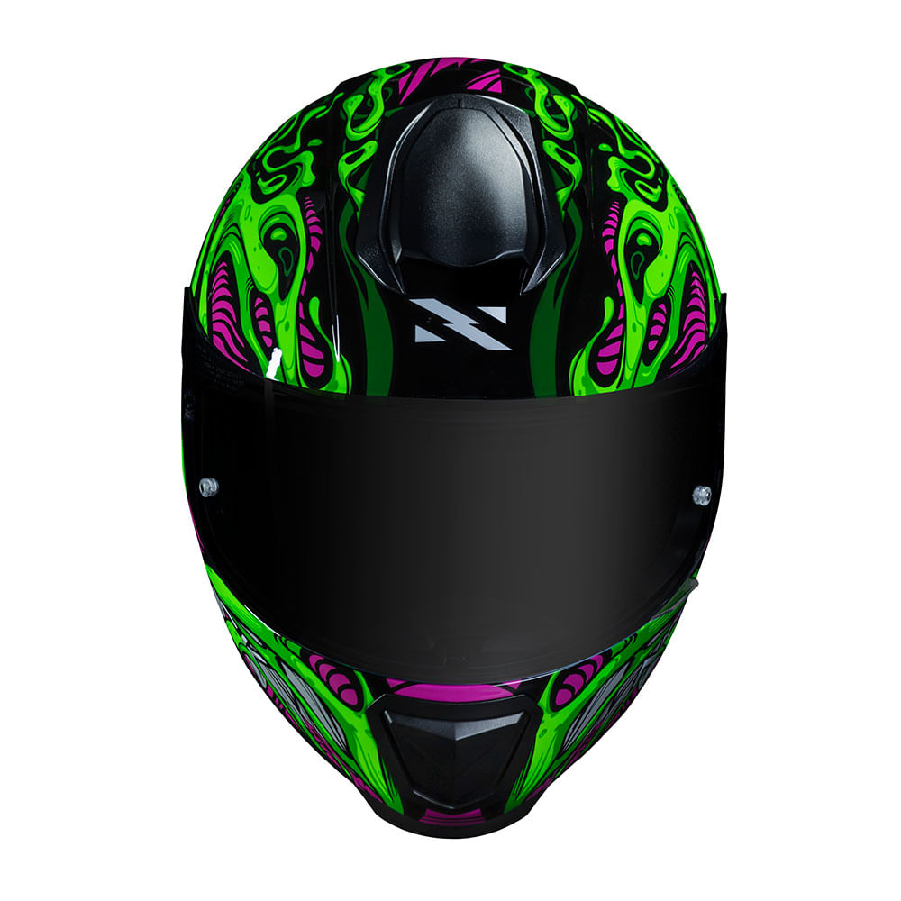 CAPACETE NORISK RAZOR PARASITE VERDE 3