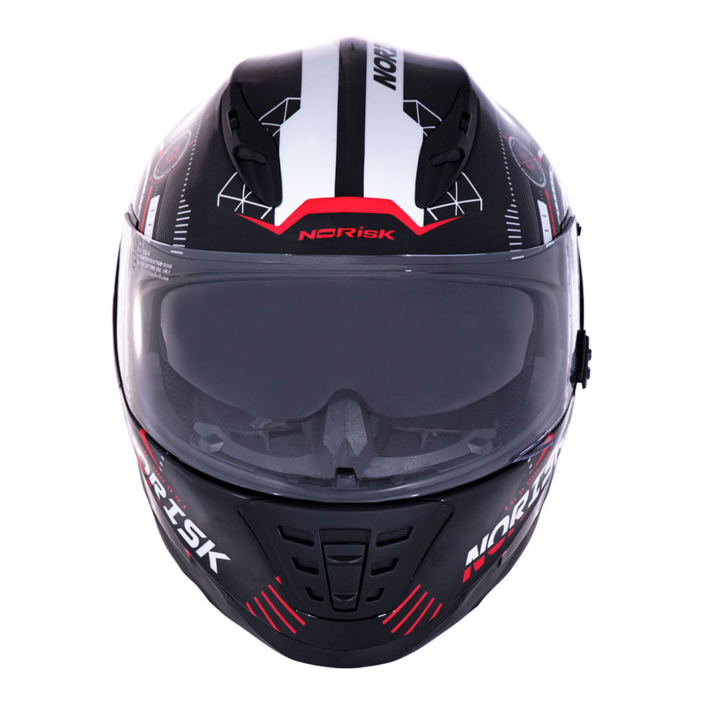 CAPACETE NORISK SOUL SCREEN VERMELHO 2