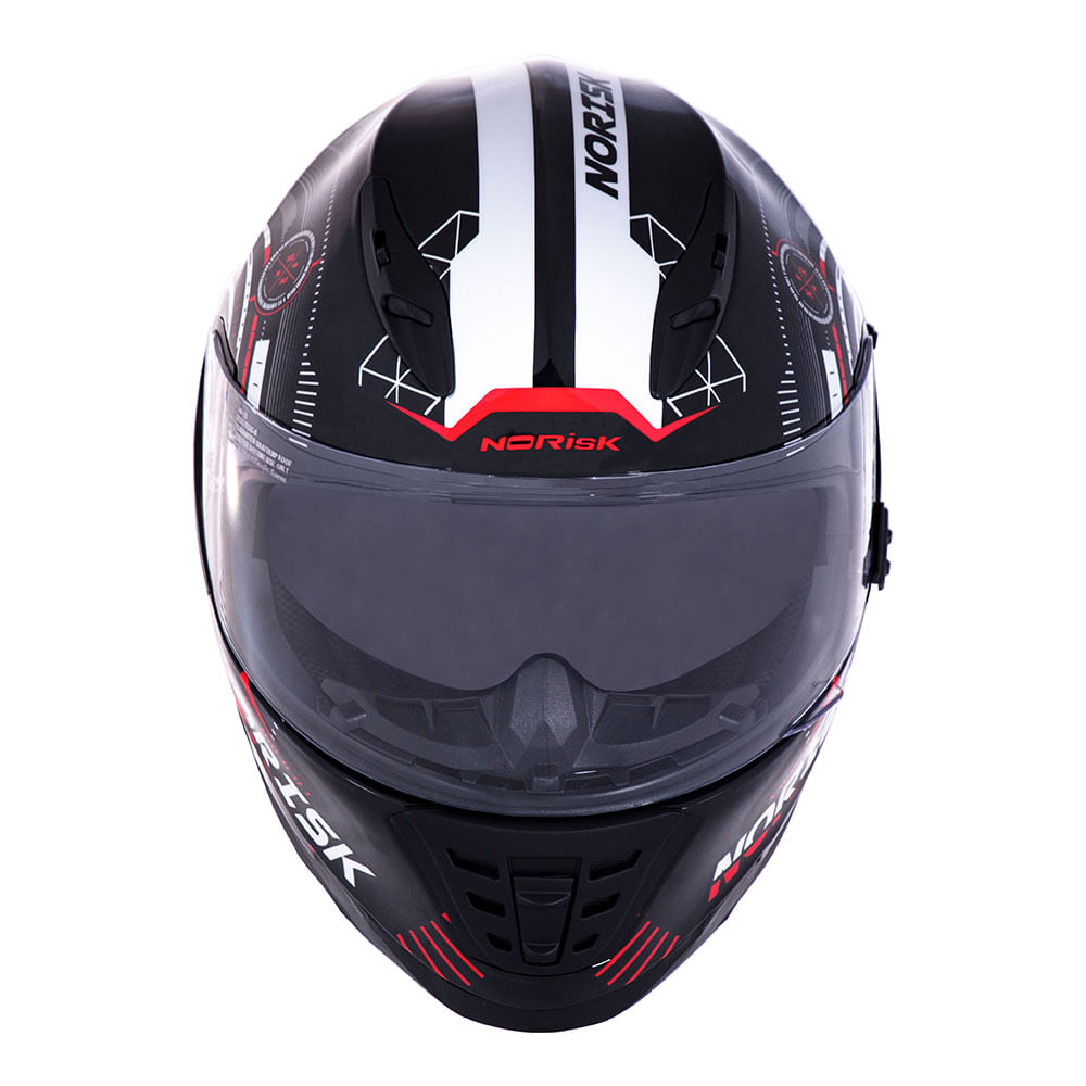 CAPACETE NORISK SOUL SCREEN VERMELHO 3