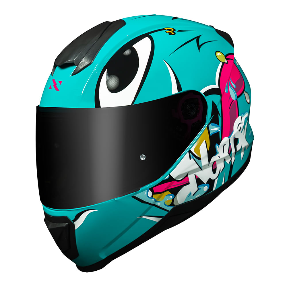 CAPACETE NORISK CAPACETE RAZOR MAD AZUL 3