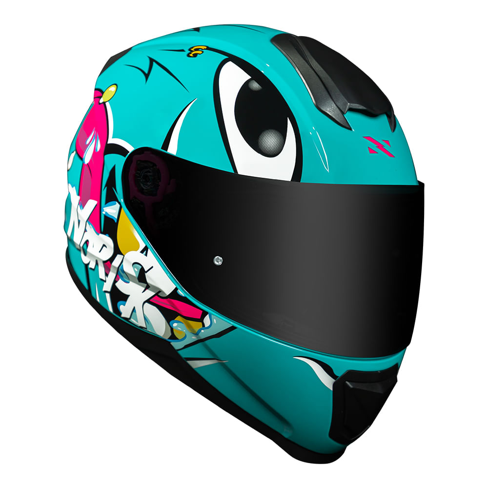 CAPACETE NORISK CAPACETE RAZOR MAD AZUL 4