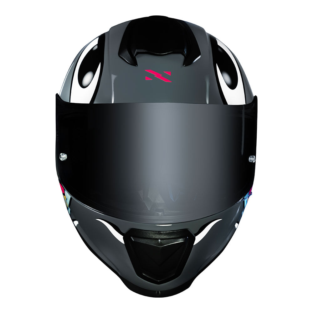 CAPACETE NORISK CAPACETE RAZOR MAD CINZA 2