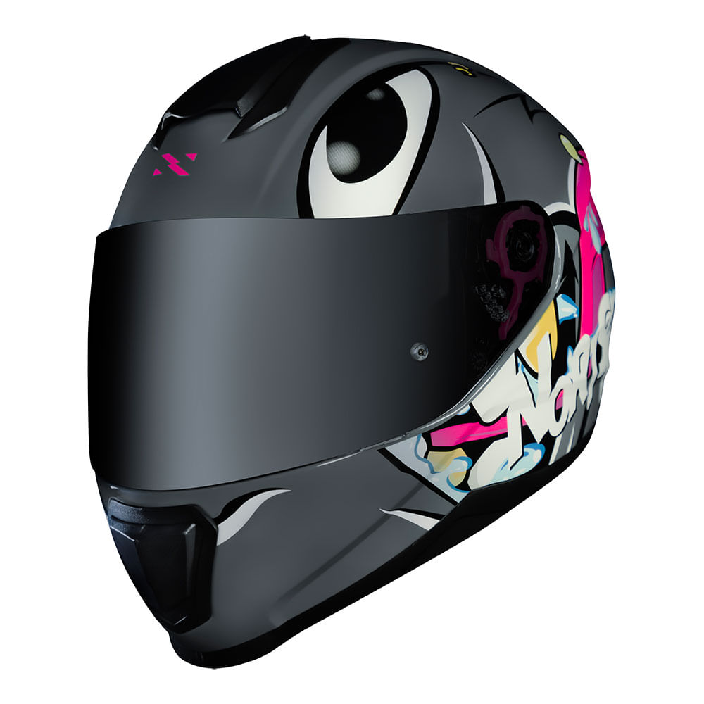 CAPACETE NORISK CAPACETE RAZOR MAD CINZA 4