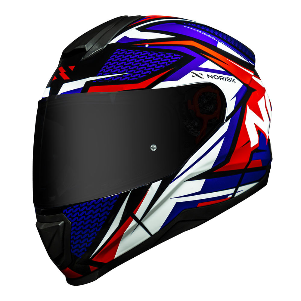 CAPACETE NORISK CAPACETE RAZOR SHARP BRANCO 4