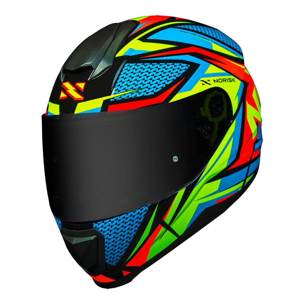 CAPACETE NORISK CAPACETE RAZOR SHARP AMARELO 4