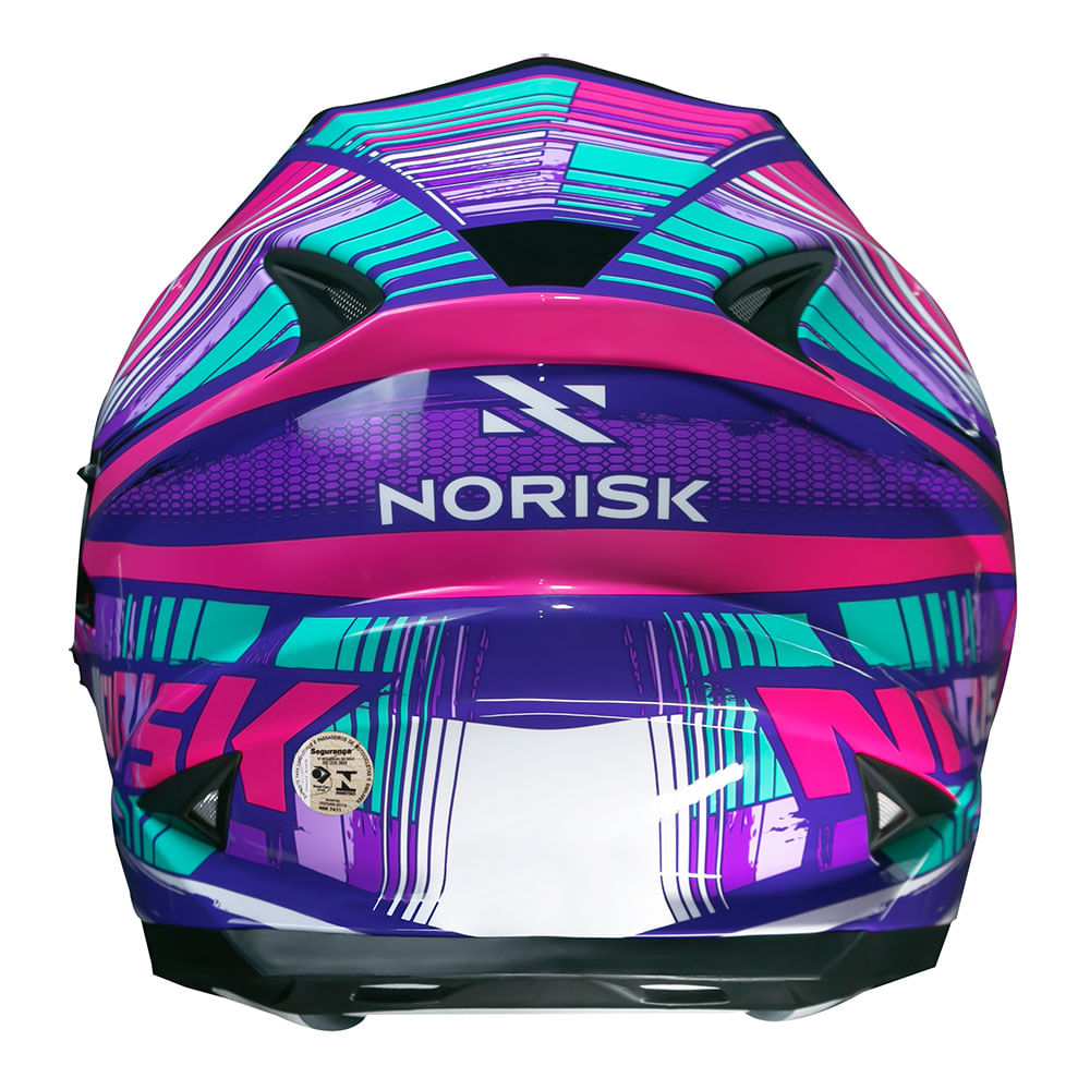 CAPACETE NORISK SOUL ADVANCE ROSA 2