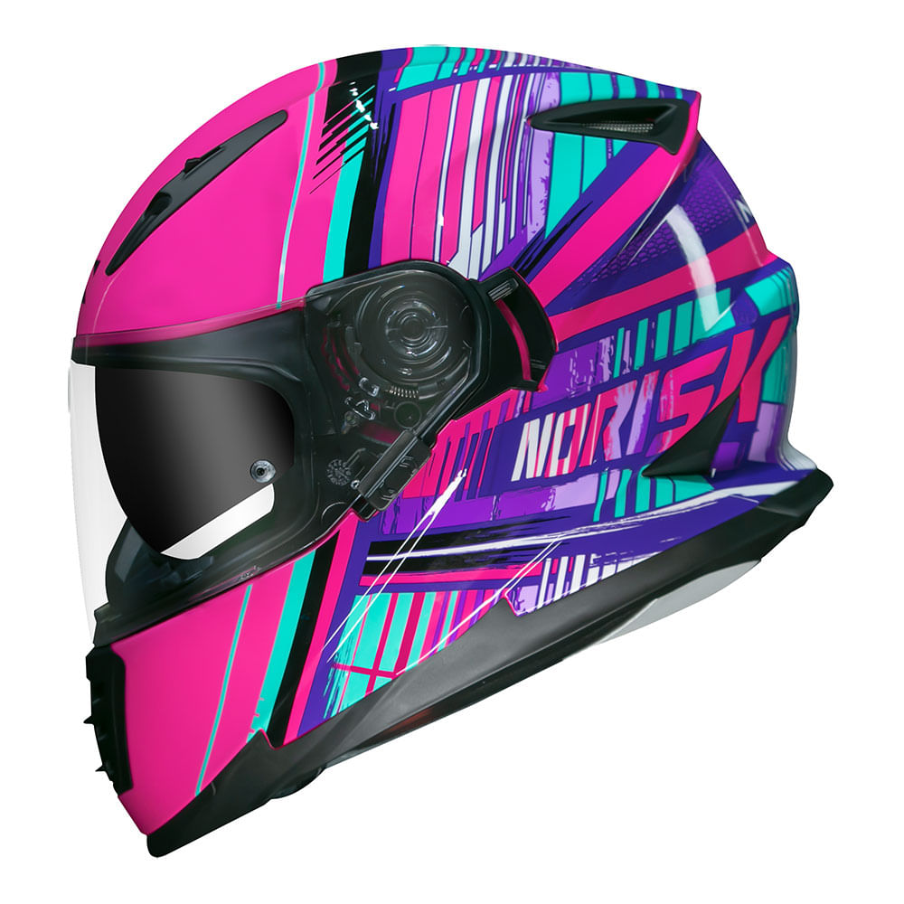 CAPACETE NORISK SOUL ADVANCE ROSA 3