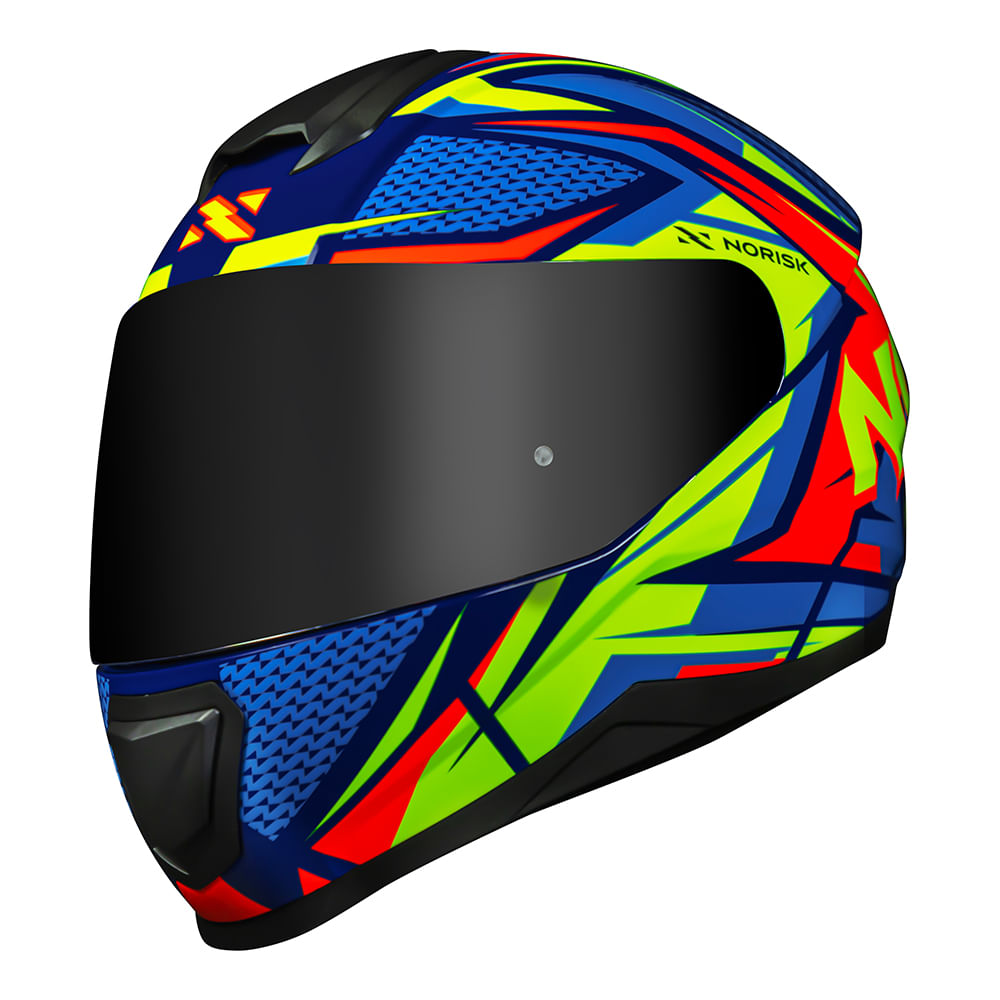 CAPACETE NORISK CAPACETE RAZOR SHARP AZUL 3