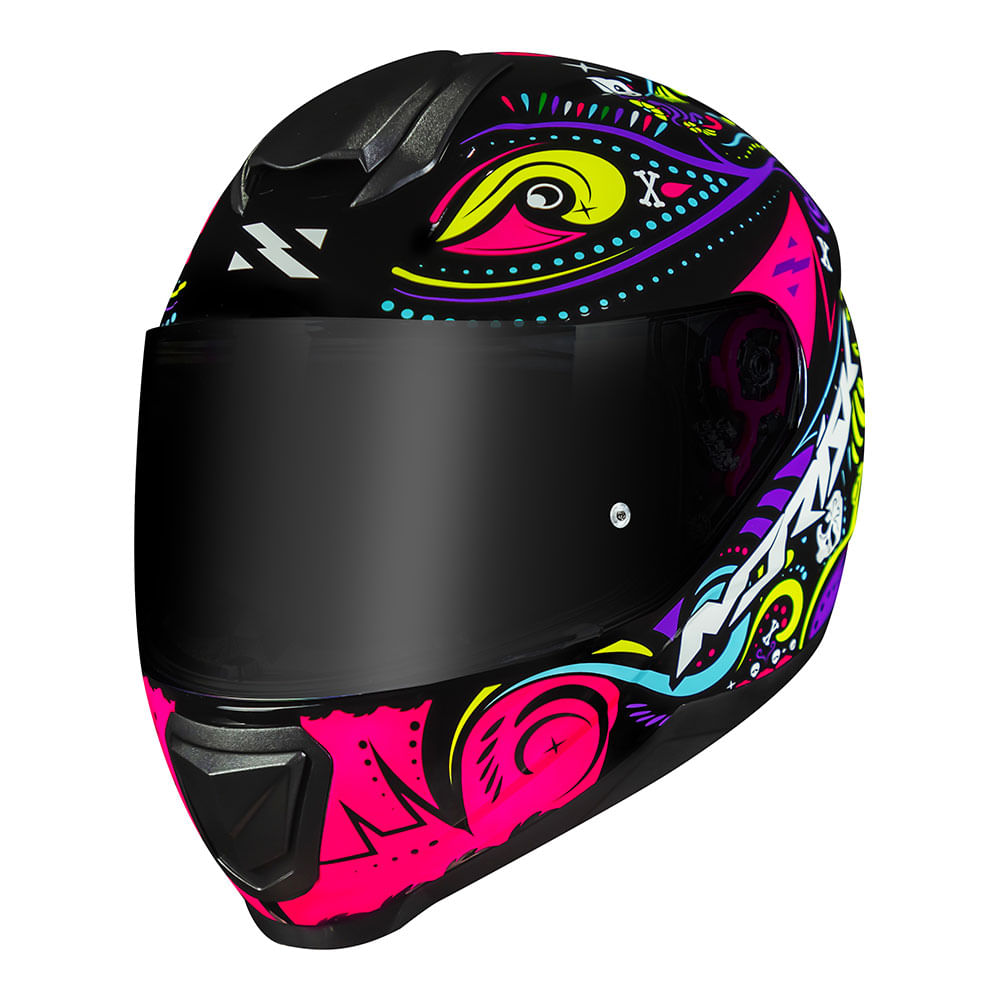 CAPACETE NORISK  RAZOR CIRCUS ROSA 3