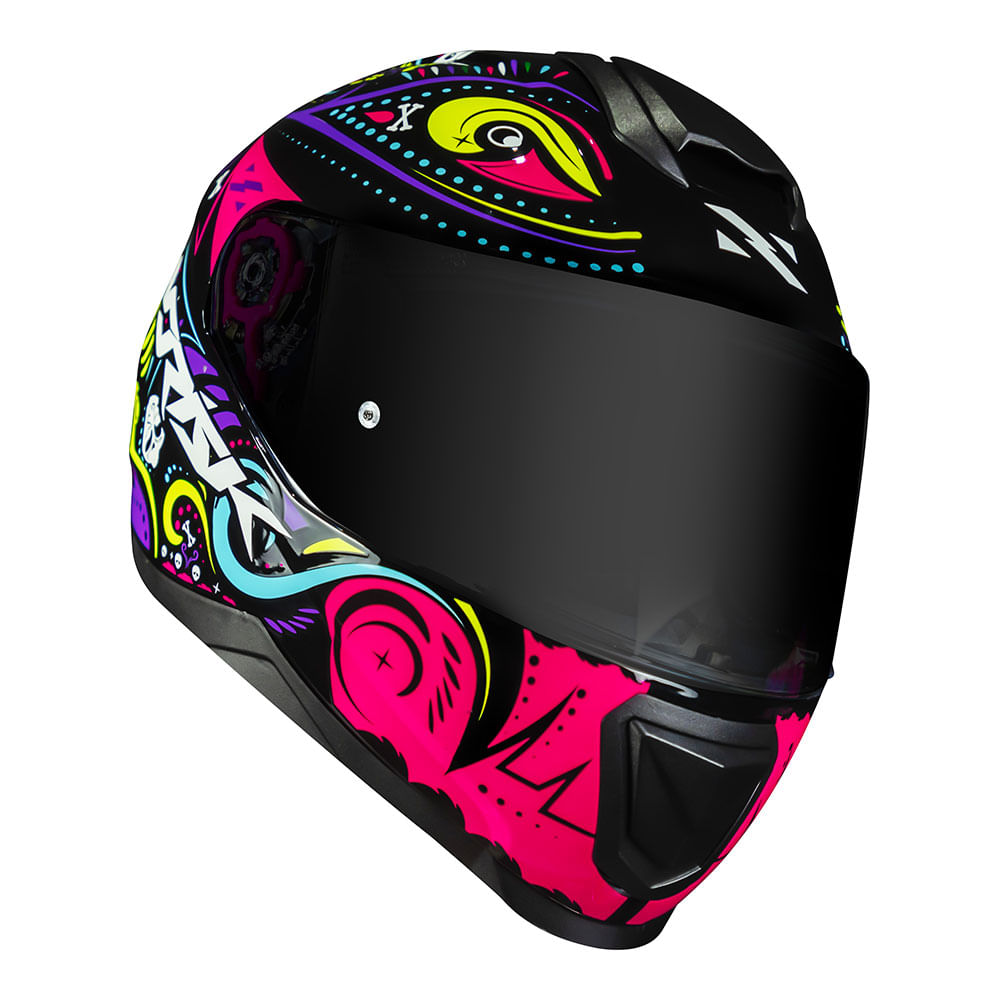 CAPACETE NORISK  RAZOR CIRCUS ROSA 4