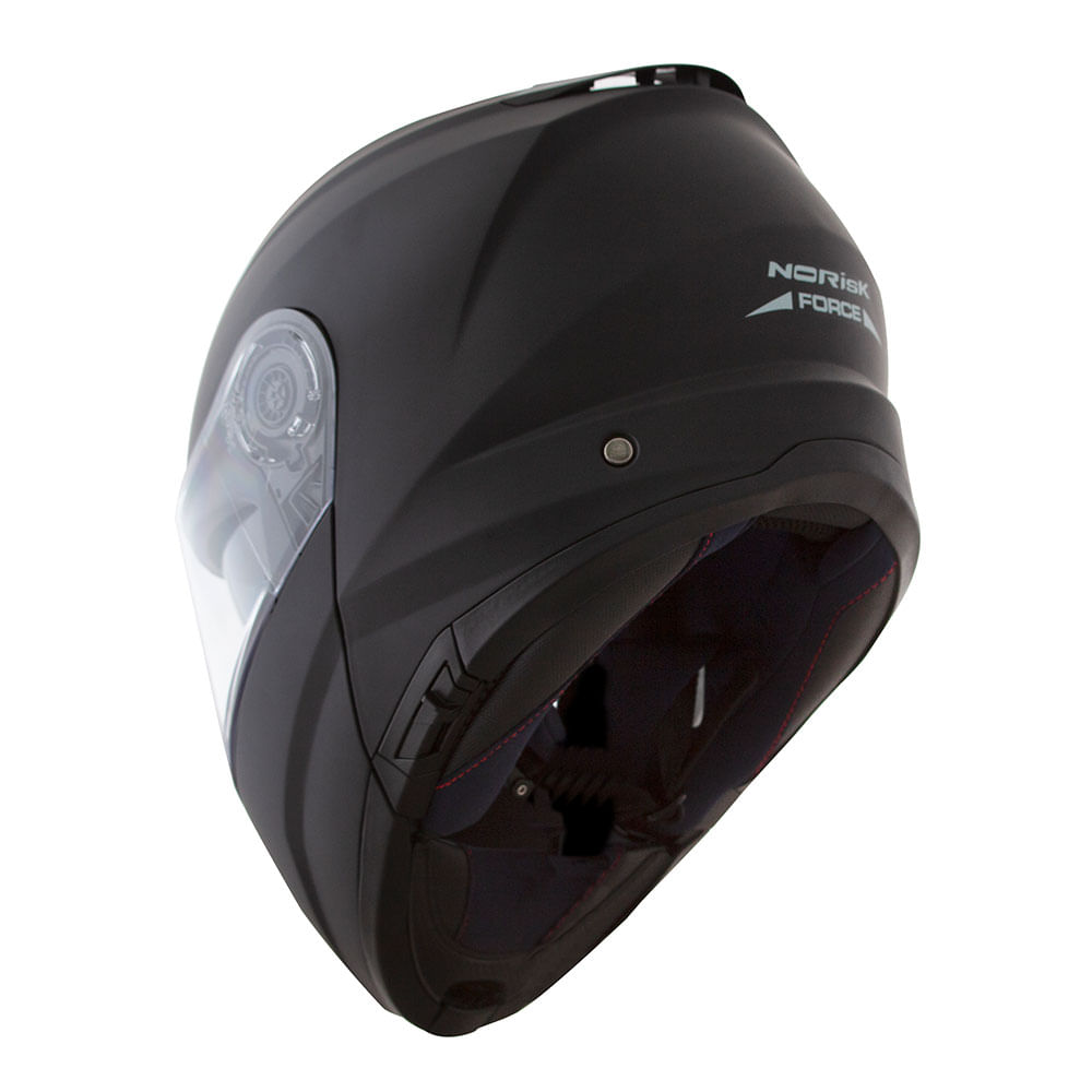CAPACETE NORISK FORCE MONOCOLOR PRETO FOSCO 4