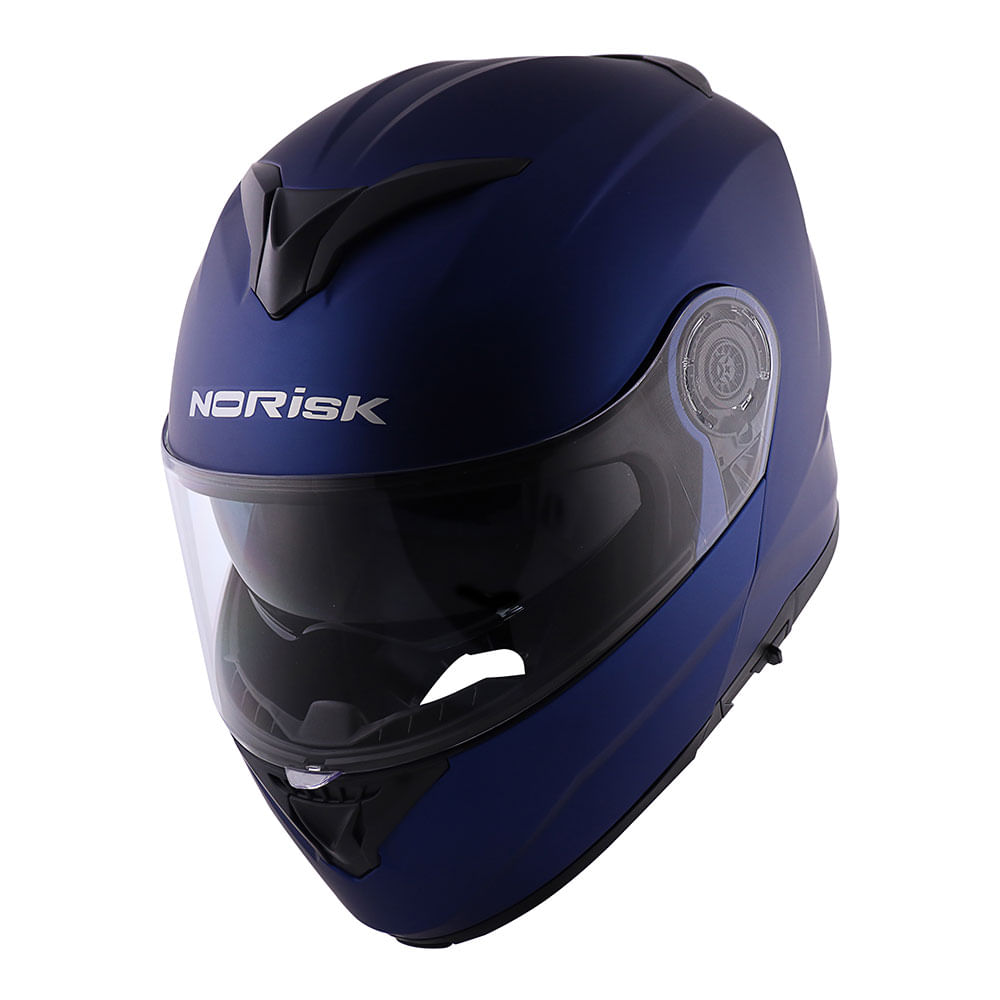 CAPACETE NORISK FORCE MONOCOLOR AZUL FOSCO 4