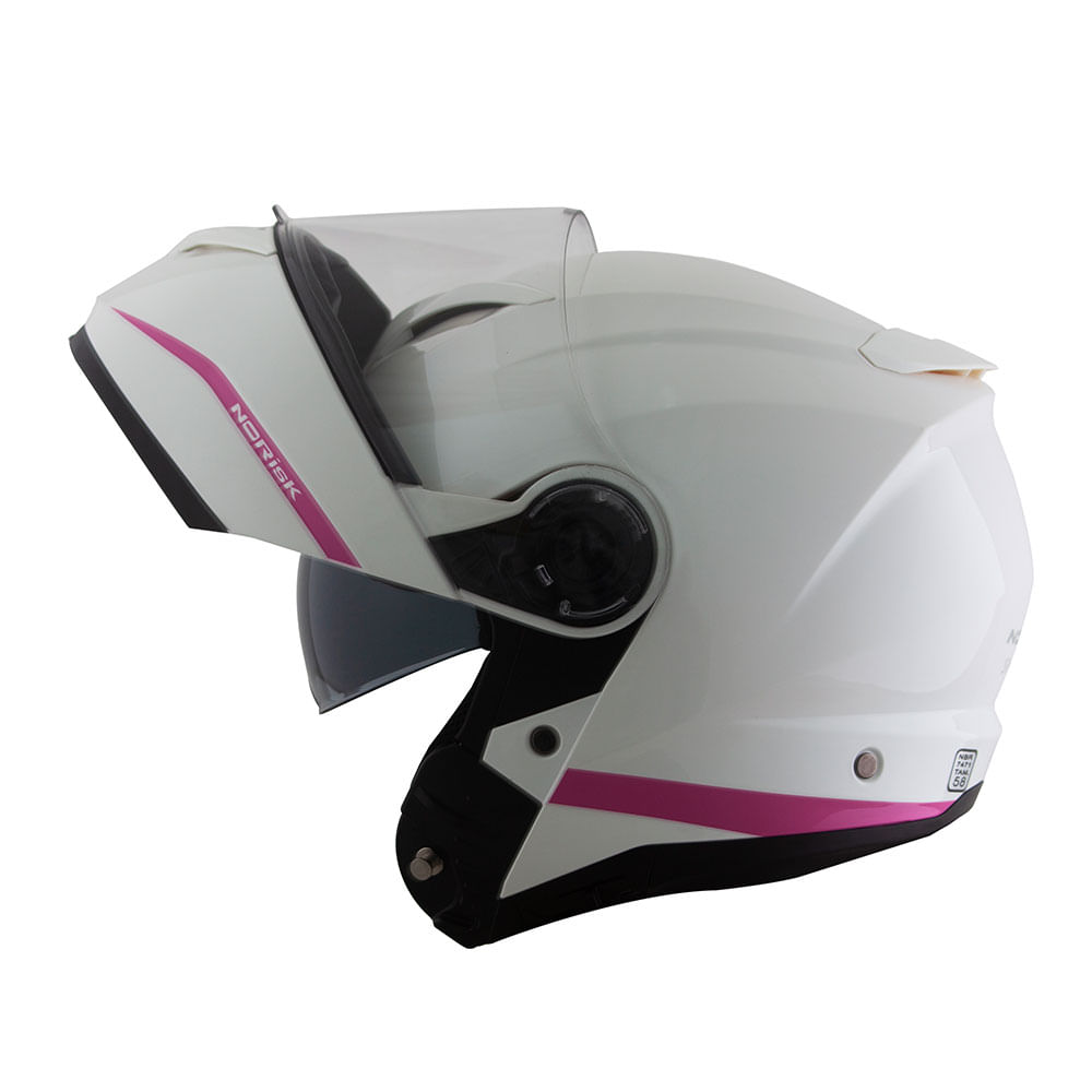 CAPACETE NORISK FORCE SIMPLICITY BRANCO 2
