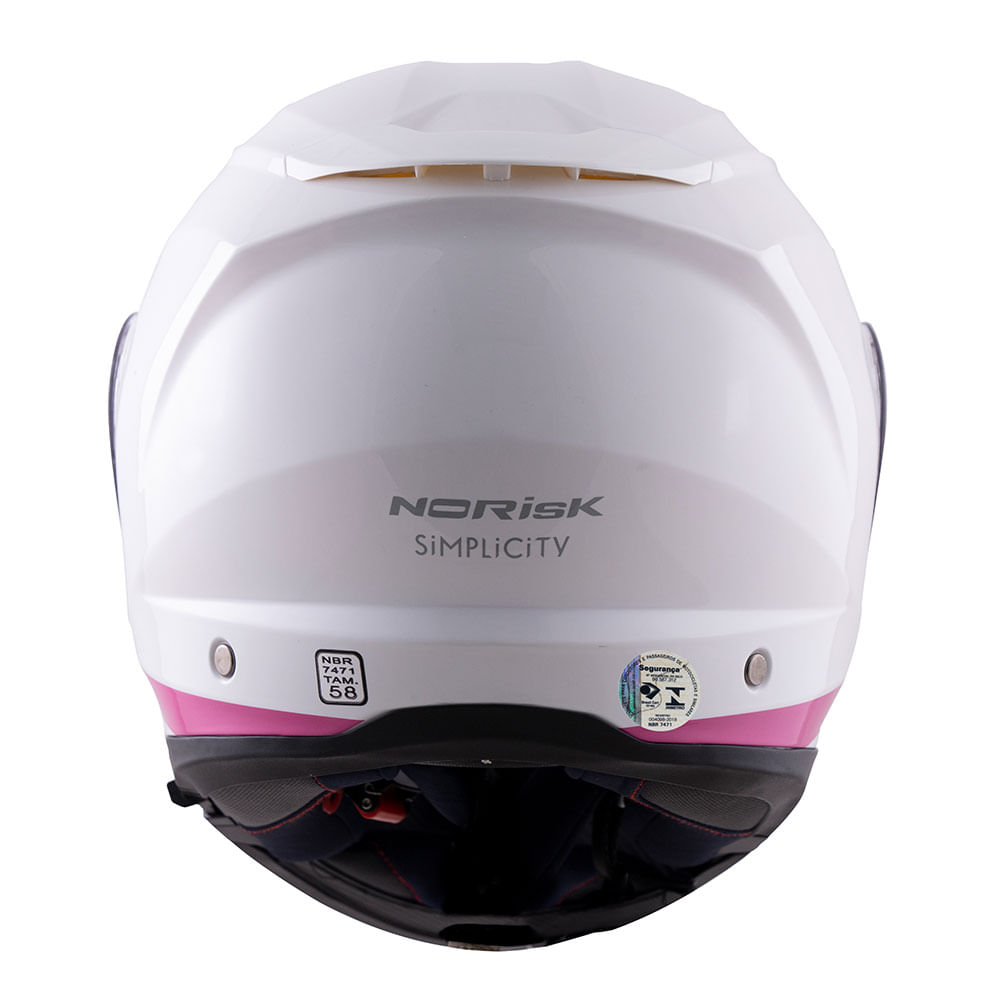 CAPACETE NORISK FORCE SIMPLICITY BRANCO 3