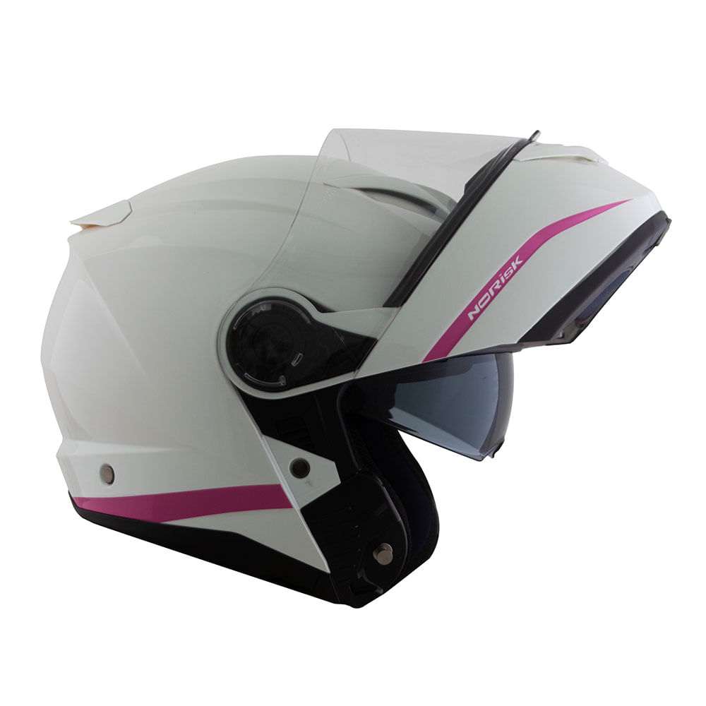 CAPACETE NORISK FORCE SIMPLICITY BRANCO 4