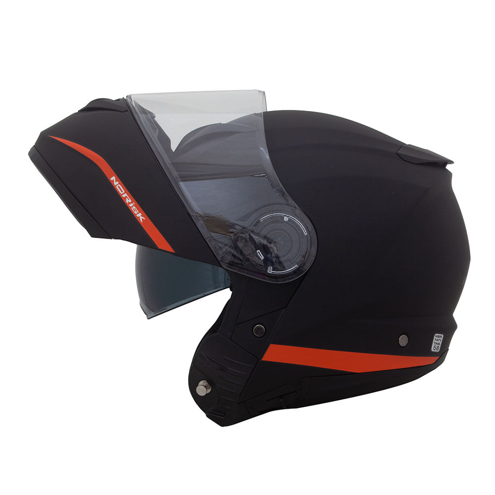 CAPACETE NORISK FORCE SIMPLICITY PRETO FOSCO 2