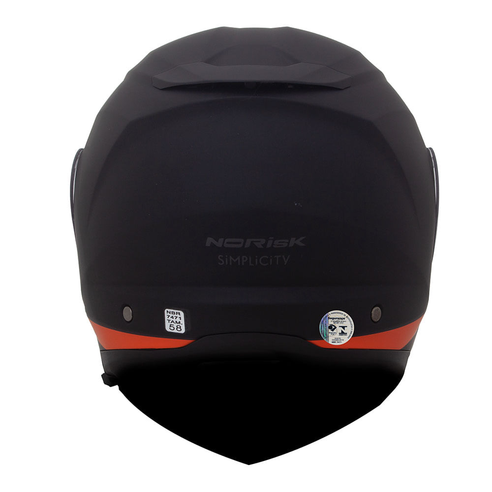 CAPACETE NORISK FORCE SIMPLICITY PRETO FOSCO 3