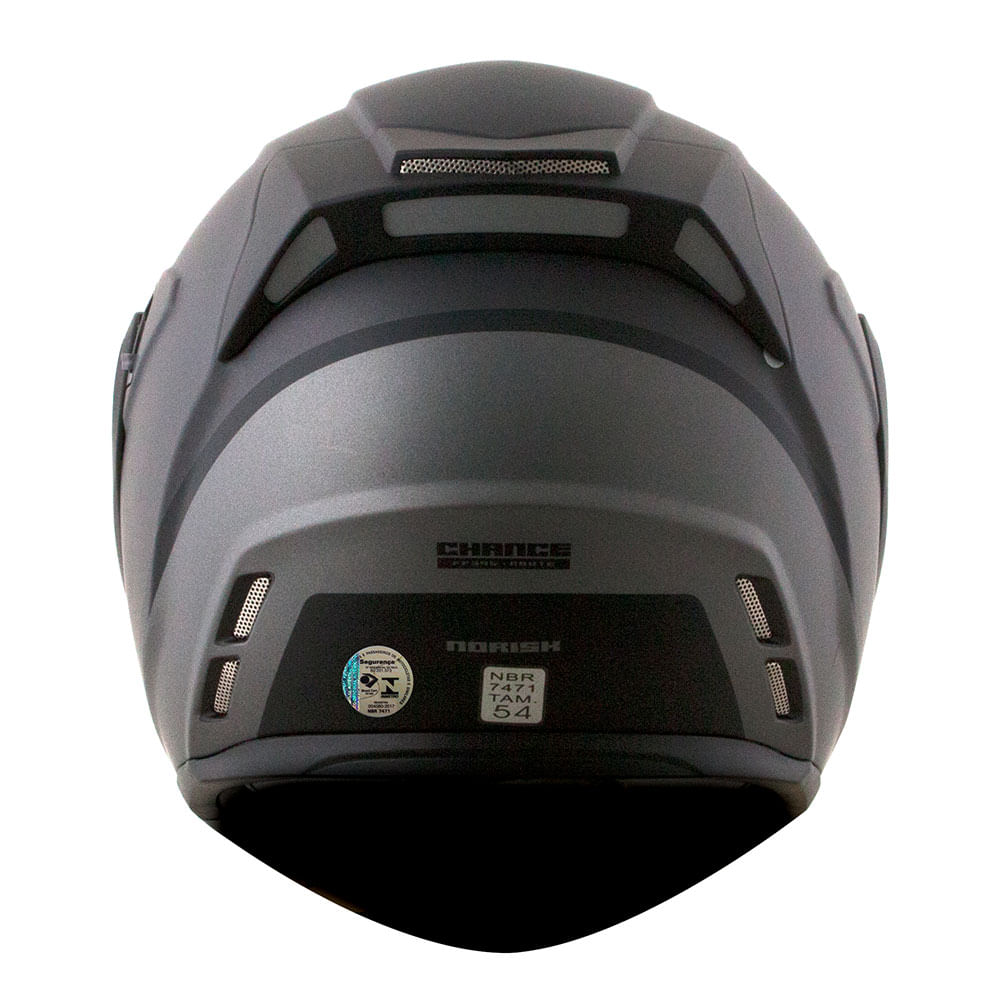 CAPACETE NORISK ROUTE FF345 CHANCE PRETO FOSCO 3