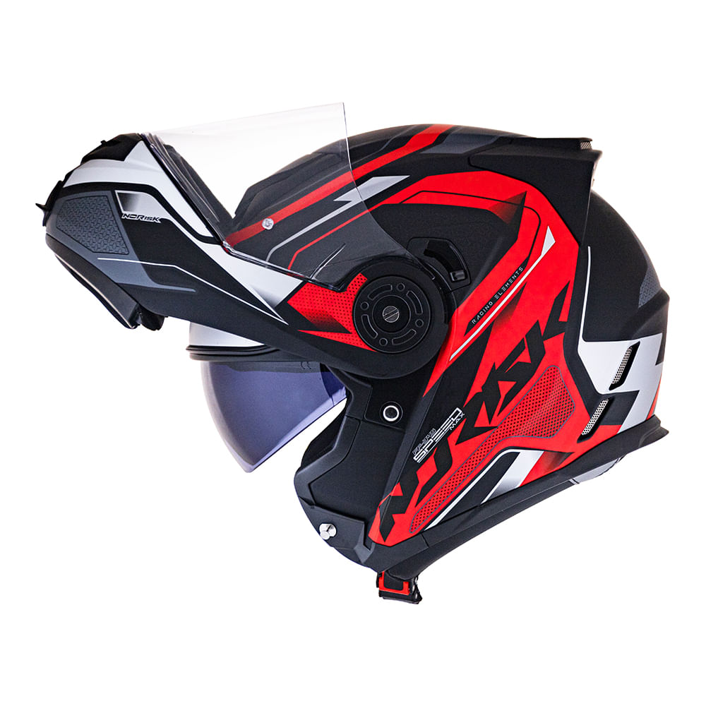 CAPACETE NORISK ROUTE FF345 SPEEDMAX VERMELHO 3