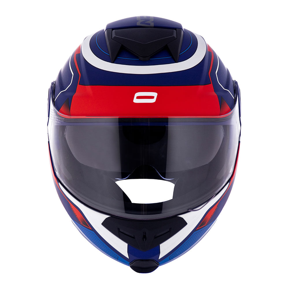 CAPACETE NORISK ROUTE FF345 SPEEDMAX AZUL FOSCO/BRANCO 2