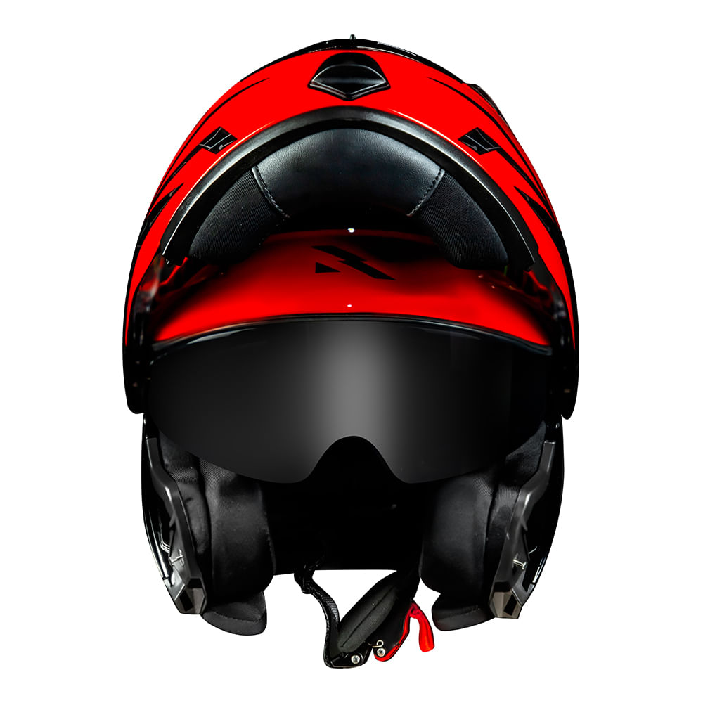 CAPACETE NORISK ROUTE FF345 CHARGE VERMELHO 4