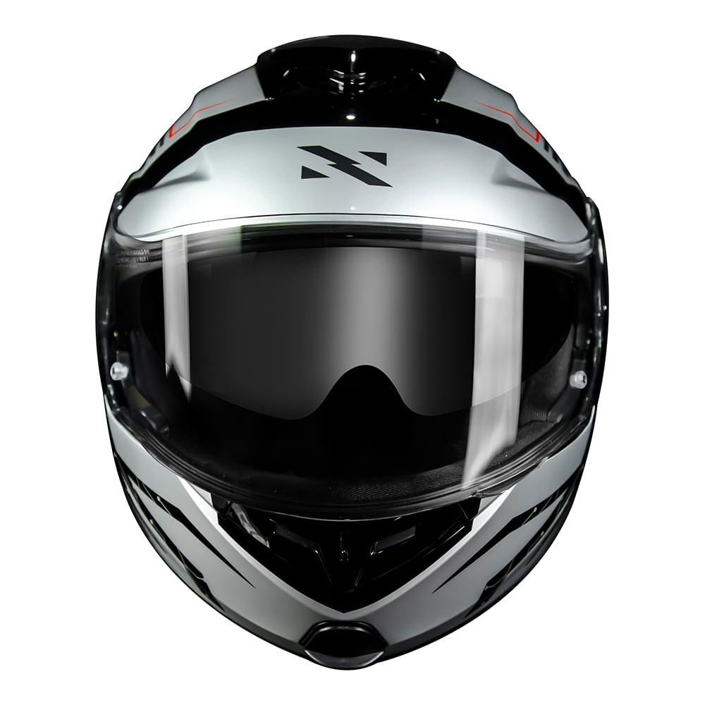 CAPACETE NORISK ROUTE FF345 CHARGE CINZA 2