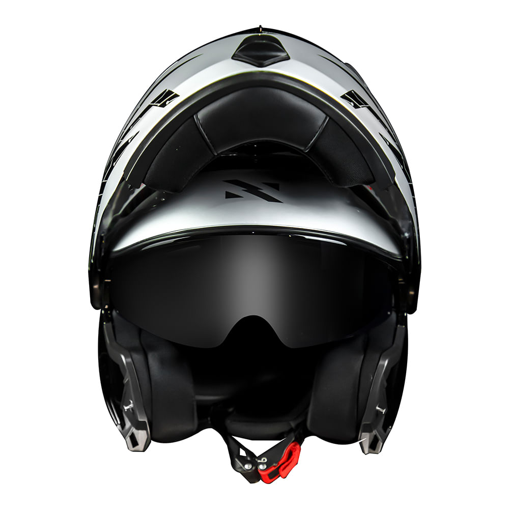CAPACETE NORISK ROUTE FF345 CHARGE CINZA 3