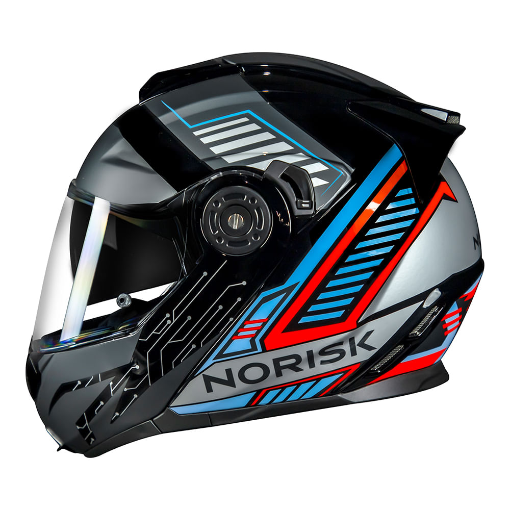 CAPACETE NORISK ROUTE FF345 CHARGE PRETO 3