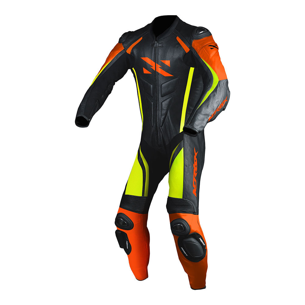 MACACÃO  NORISK SS PRETO/LARANJA/AMARELO 2