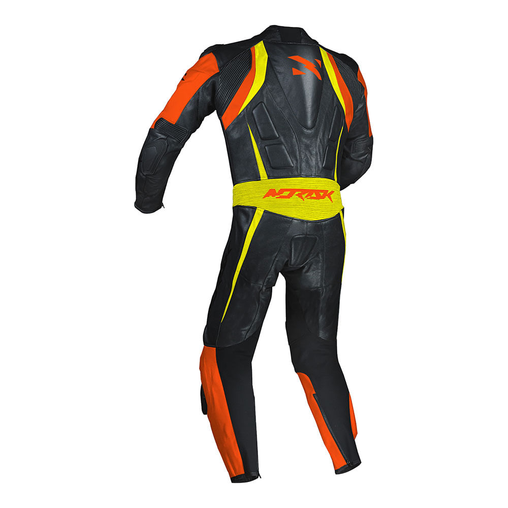 MACACÃO  NORISK SS PRETO/LARANJA/AMARELO 3