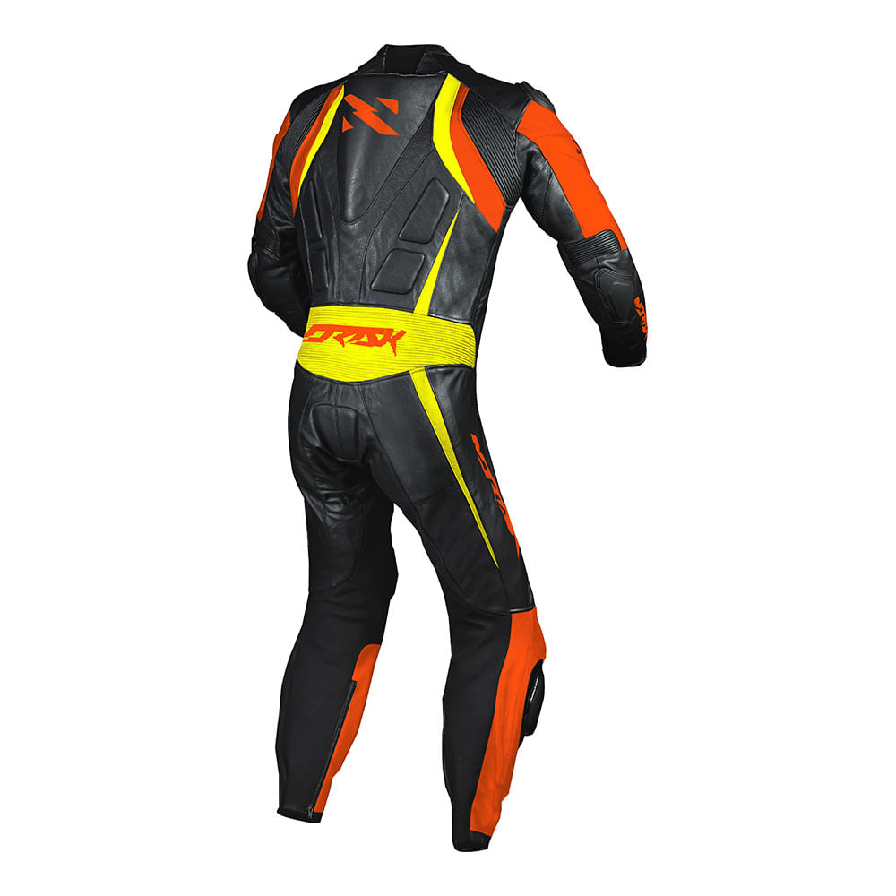 MACACÃO  NORISK SS PRETO/LARANJA/AMARELO 4