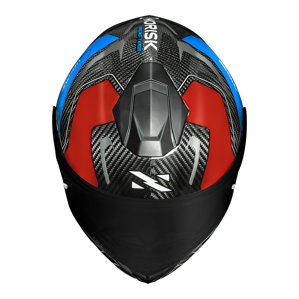 CAPACETE NORISK CARBON R RIDER AZUL 2