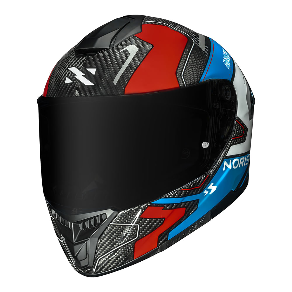 CAPACETE NORISK CARBON R RIDER AZUL 3
