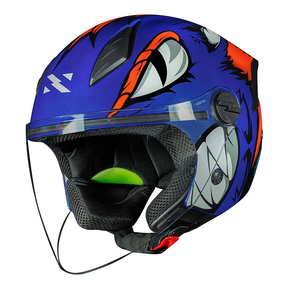 CAPACETE NORISK NEO HYENA LARANJA 2