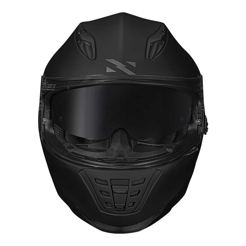 CAPACETE NORISK SOUL MONOCOLOR PRETO FOSCO 3