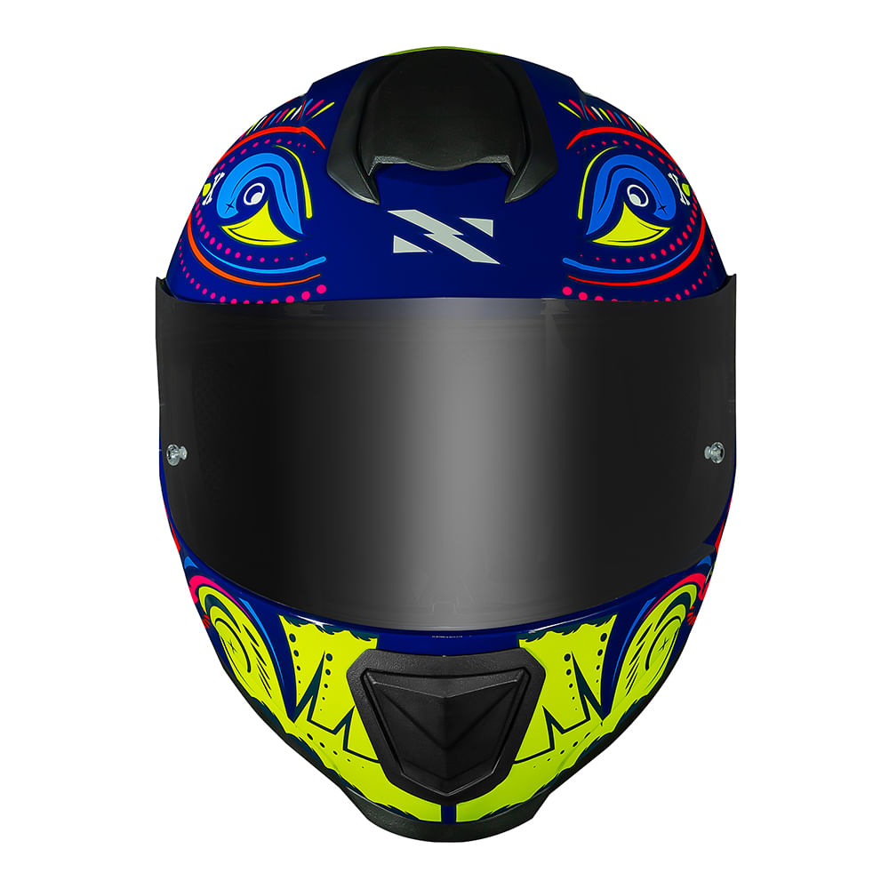 CAPACETE NORISK RAZOR CIRCUS BLUE 2
