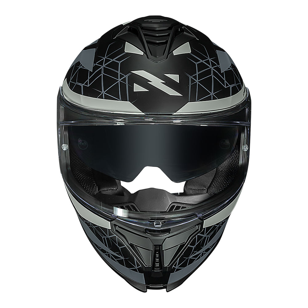 CAPACETE NORISK STRADA II EVOQUE CINZA FOSCO 2