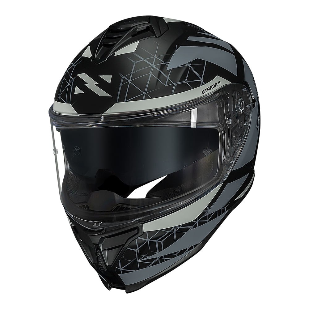 CAPACETE NORISK STRADA II EVOQUE CINZA FOSCO 4