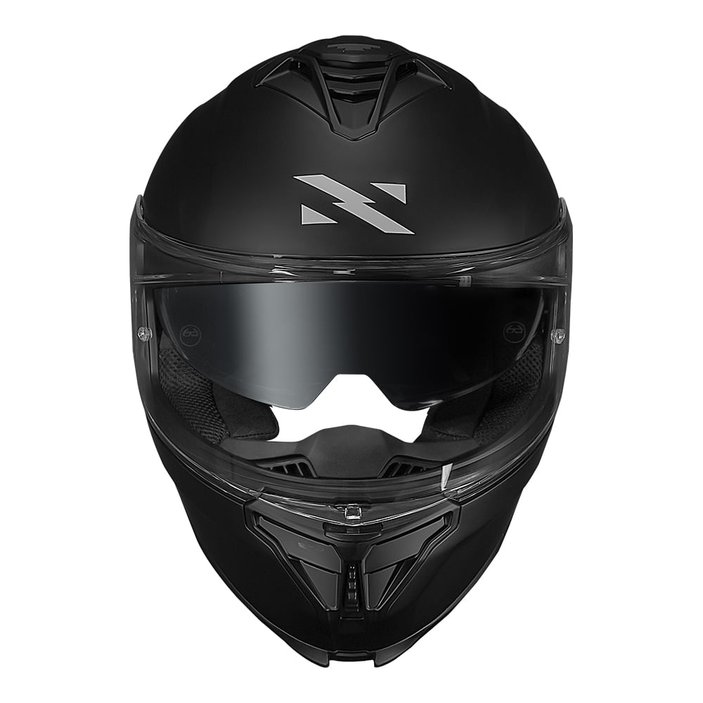 CAPACETE NORISK STRADA II MONOCOLOR PRETO FOSCO 3