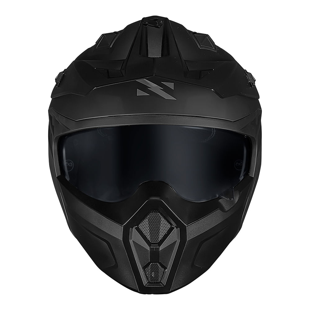 CAPACETE NORISK DARTH II MONOCOLOR PRETO  FOSCO 4