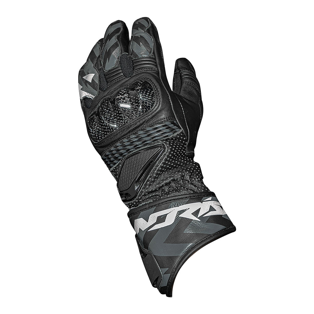 LUVA NORISK RACER PRETO 2