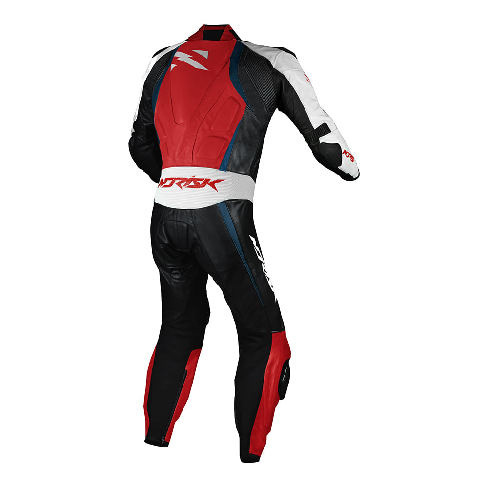 MACACÃO NORISK SS PRETO/VERMELHO/BRANCO 3