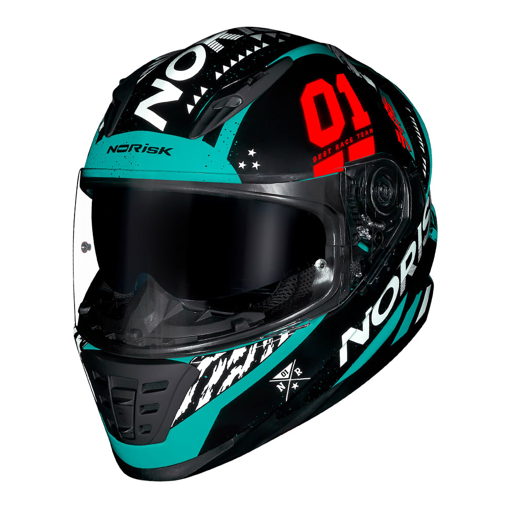 CAPACETE NORISK SOUL TOKYO PRETO 3