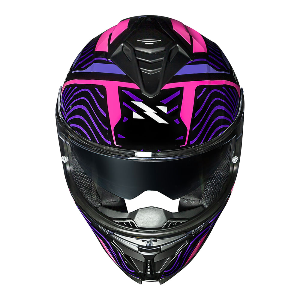 CAPACETE NORISK STRADA II FUSION ROXO 2
