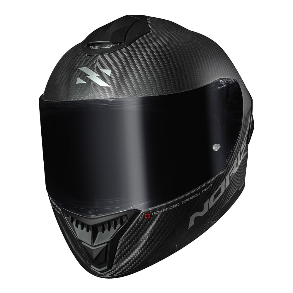 CAPACETE NORISK CARBON R SOLID MATTE CARBON 3